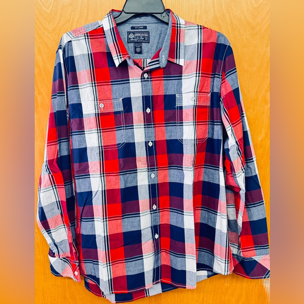 American Rag Mens Long Sleeve Dress Shirt